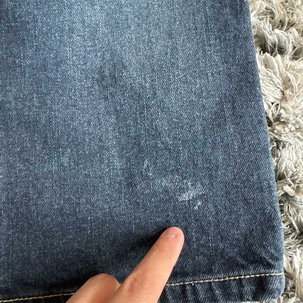 Vintage YOUTH Girls Size 12 Baby Phat Y2K Embroidered Blue Denim Jeans 90's HTF - Picture 2 of 8